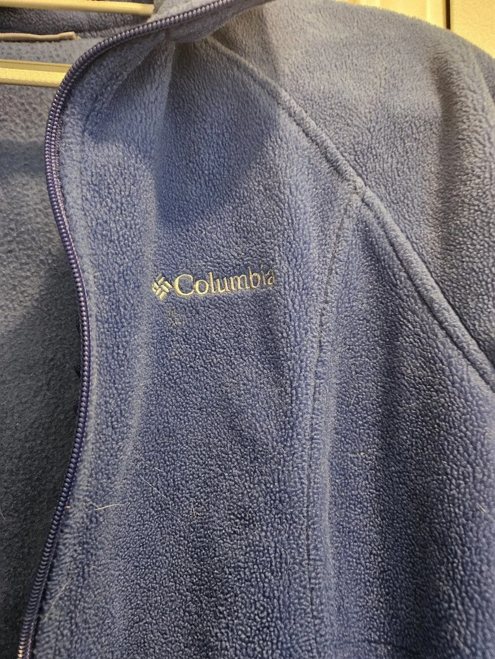 Columbia Periwinkle Blue Full-Zip Fleece Jacket